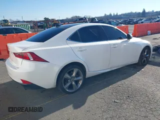 2014 Lexus IS 350 with VIN JTHBE1D23E5001809, listed as a IAAI auction lot 41439427 with 145,771 mi miles and . Bid and sale history available at DreamBid. Image 4.