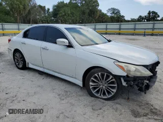 2013 Hyundai Genesis 3.8L z VIN KMHGC4DD7DU244166, wystawiony jako Copart lot #58535535 z przebiegiem 97 449 mil mil oraz Szkoda całkowita • Salvage title. Historia ofert i sprzedaży dostępna na DreamBid. Obrazek 4.