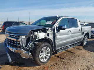 2024 Chevrolet Silverado 1500 LTZ with VIN 1GCUDGE84RZ309881, listed as a IAAI auction lot 41837654 with 8,873 mi miles and . Bid and sale history available at DreamBid. Image 2.