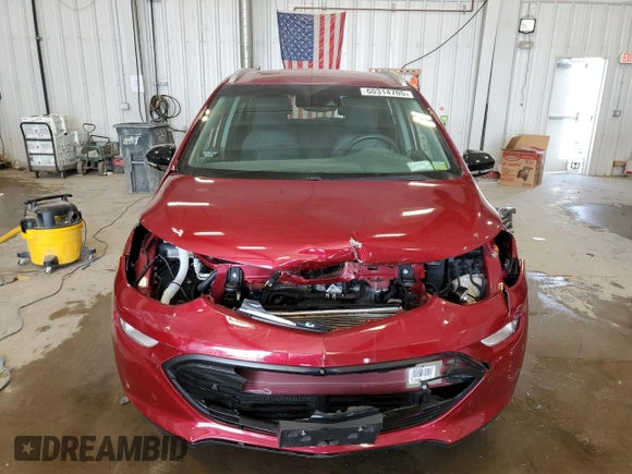 2017 Chevrolet Bolt EV Premier with VIN 1G1FX6S01H4166210, listed as a Copart auction lot 60314705 with 42,703 mi miles and Non repairable. Bid and sale history available at DreamBid. Image 5.