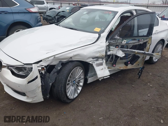 2014 BMW 3 Series 335i with VIN WBA3A9G50ENS65136, listed as a IAAI auction lot 41504021 with 60,892 mi miles. Bid and sale history available at carsss.com. Image 6.