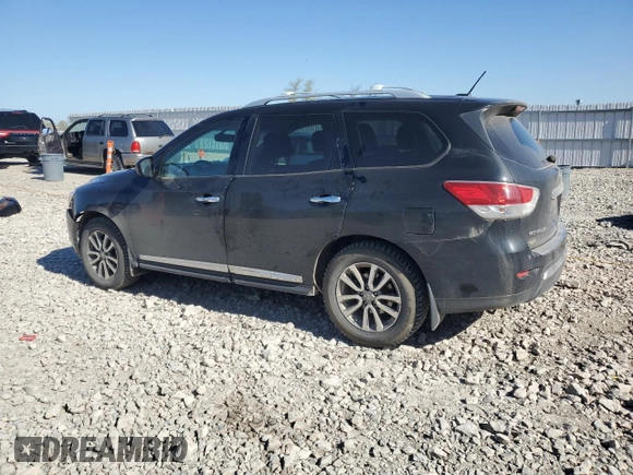 2015 Nissan Pathfinder SV with VIN 5N1AR2MMXFC715339, listed as a Copart auction lot 56524535 with 212,436 mi miles and Non repairable. Bid and sale history available at DreamBid. Image 2.
