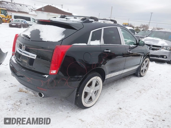 2010 Cadillac SRX Luxury Collection with VIN 3GYFNDEY0AS549249, listed as a IAAI auction lot 41027517 with 61,178 mi miles. Bid and sale history available at carsss.com. Image 4.