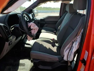 2015 Ford F-150 XLT with VIN 1FTEW1E85FKE49597, listed as a Copart auction lot 56359715 with 58,018 mi miles and Salvage title. Bid and sale history available at DreamBid. Image 7.