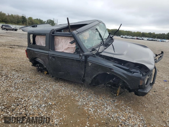 2023 Ford Bronco with VIN 1FMDE5CP9PLB01308, listed as a Copart auction lot 79002934 with Not Provided miles and Salvage Title. Bid and sale history available at carsss.com. Image 4.