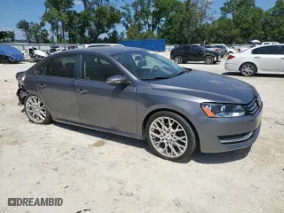 2012 Volkswagen Passat S w/Appearance with VIN 1VWAH7A37CC067029, listed as a Copart auction lot 53512515 with 141,958 mi miles and Salvage Title. Bid and sale history available at carsss.com. Image 4.