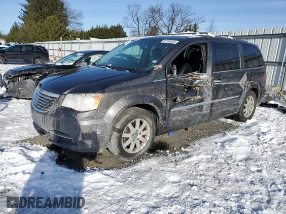 2015 Chrysler Town & Country Touring with VIN 2C4RC1BG8FR578280, listed as a Copart auction lot 87238024 with 104,366 mi miles and Salvage Title. Bid and sale history available at carsss.com. Image 1.