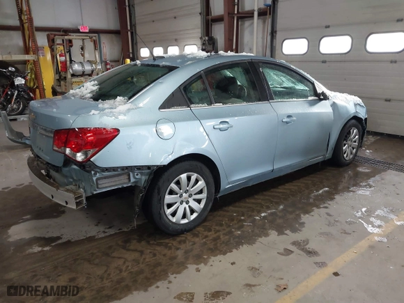 2011 Chevrolet Cruze LS with VIN 1G1PC5SHXB7156460, listed as a IAAI auction lot 41002385 with 59,846 mi miles. Bid and sale history available at carsss.com. Image 4.