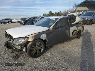 2018 Mercedes-Benz C with VIN 55SWF4JB4JU243943, listed as a Copart auction lot 87424254 with Not Provided miles and Non Repairable. Bid and sale history available at carsss.com. Image 1.