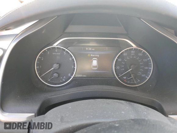 2022 Nissan Murano SL with VIN 5N1AZ2CJ7NC110314, listed as a Copart auction lot 81349514 with 35,069 mi miles and Salvage Title. Bid and sale history available at carsss.com. Image 9.