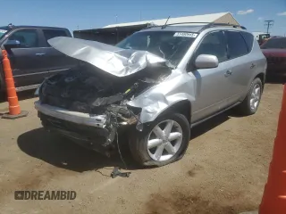 2004 Nissan Murano SE z VIN JN8AZ08W54W339511, wystawiony jako Copart lot #51480945 z przebiegiem 166 533 mil mil oraz Szkoda całkowita • Salvage title. Historia ofert i sprzedaży dostępna na DreamBid. Obrazek 1.