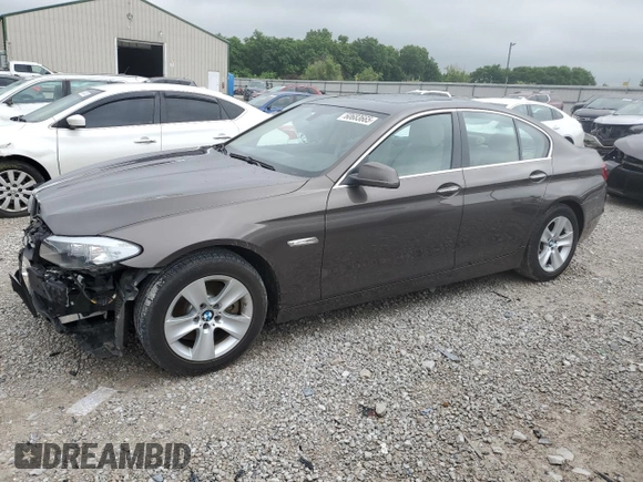 2013 BMW 5 Series 528i xDrive with VIN WBAXH5C56DD113944, listed as a Copart auction lot 60683665 with 15,187 mi miles and Salvage title. Bid and sale history available at DreamBid. Image 1.