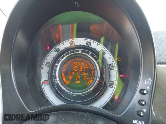 2013 FIAT 500 Pop with VIN 3C3CFFAR2DT570381, listed as a IAAI auction lot 42004788 with 132,019 mi miles. Bid and sale history available at carsss.com. Image 7.