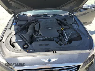 2018 Genesis G80 3.8L z VIN KMHGN4JE7JU281978, wystawiony jako Copart lot #56725815 z przebiegiem 87 836 mil mil oraz Szkoda całkowita • Salvage title. Historia ofert i sprzedaży dostępna na DreamBid. Obrazek 11.
