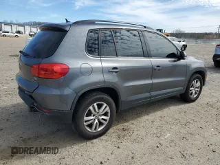 2016 Volkswagen Tiguan S with VIN WVGBV7AX6GW514811, listed as a Copart auction lot 48196855 with 84,870 mi miles and Salvage Title. Bid and sale history available at DreamBid. Image 3.