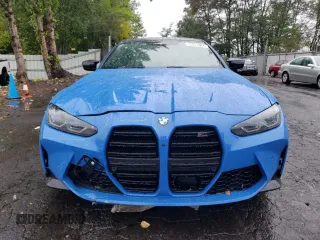 2022 BMW M4 Competition xDrive with VIN WBS43AZ02NCJ07132, listed as a Copart auction lot 72815864 with 7,167 mi miles and Salvage Title. Bid and sale history available at carsss.com. Image 5.