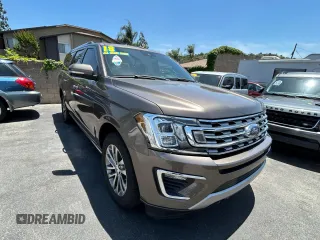 2018 Ford Expedition Max Limited with VIN 1FMJK2AT7JEA53104, listed as a Copart auction lot 58415185 with 110,508 mi miles and Clean title. Bid and sale history available at DreamBid. Image 1.