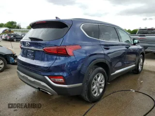 2020 Hyundai Santa Fe SEL w/SULEV with VIN 5NMS33AD7LH156124, listed as a Copart auction lot 52674504 with 80,539 mi miles and Salvage Title. Bid and sale history available at carsss.com. Image 3.