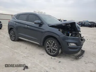 2019 Hyundai Tucson Sport with VIN KM8J33AL8KU020171, listed as a Copart auction lot 46378165 with 99,348 mi miles and Salvage Title. Bid and sale history available at carsss.com. Image 4.