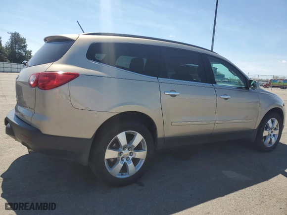 2012 Chevrolet Traverse LTZ with VIN 1GNKVLED6CJ153270, listed as a Copart auction lot 53430065 with 144,076 mi miles and Salvage Title. Bid and sale history available at carsss.com. Image 3.