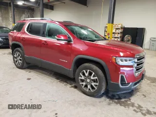 2021 GMC Acadia SLE with VIN 1GKKNRL4XMZ129267, listed as a Copart auction lot 74188083 with 33,678 mi miles. Bid and sale history available at carsss.com. Image 4.