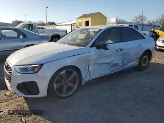 2022 Audi A4 S line Premium Plus z VIN WAUEAAF43NN003730, wystawiony jako Copart lot #46874425 z przebiegiem 35 272 mil mil oraz Szkoda całkowita • Salvage title. Historia ofert i sprzedaży dostępna na DreamBid. Obrazek 1.