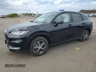 2023 Honda HR-V EX-L with VIN 3CZRZ1H79PM738921, listed as a Copart auction lot 78235684 with 9,258 mi miles and Salvage title. Bid and sale history available at DreamBid. Image 1.