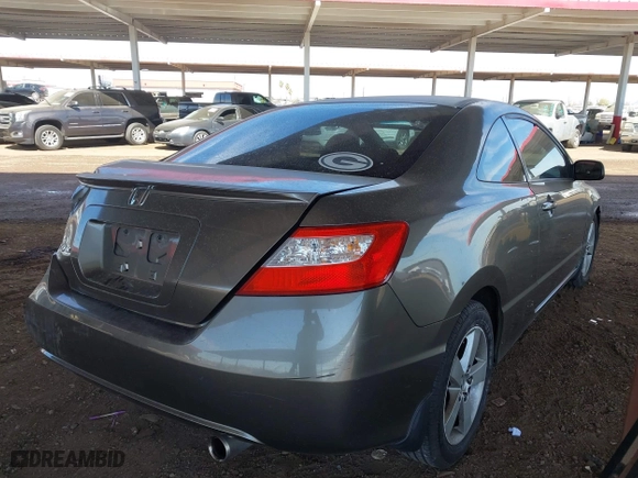 2008 Honda Civic Cpe EX-L with VIN 2HGFG12998H552158, listed as a IAAI auction lot 41636985 with 143,337 mi miles. Bid and sale history available at carsss.com. Image 4.