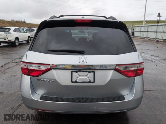 2012 Honda Odyssey EX-L with VIN 5FNRL5H68CB141022, listed as a Copart auction lot 54605485 with 185,388 mi miles and Salvage Title. Bid and sale history available at carsss.com. Image 6.