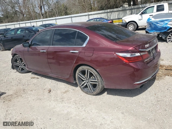 2017 Honda Accord Sedan Sport with VIN 1HGCR2F53HA192944, listed as a Copart auction lot 48325505 with 0 mi miles and Salvage Title. Bid and sale history available at carsss.com. Image 2.
