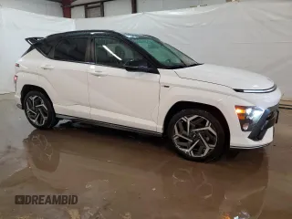 2024 Hyundai Kona N Line with VIN KM8HA3A34RU111730, listed as a Copart auction lot 52965025 with 18,827 mi miles and Clean Title. Bid and sale history available at carsss.com. Image 4.