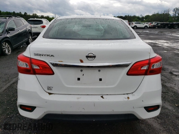 2017 Nissan Sentra S with VIN 3N1AB7AP4HY310918, listed as a Copart auction lot 56712545 with 142,360 mi miles and Salvage title. Bid and sale history available at DreamBid. Image 6.