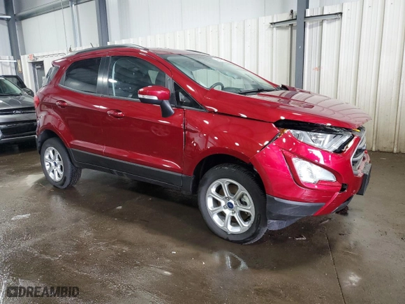 2020 Ford EcoSport SE with VIN MAJ6S3GL2LC384880, listed as a Copart auction lot 44549105 with 9,395 mi miles and Salvage Title. Bid and sale history available at carsss.com. Image 4.