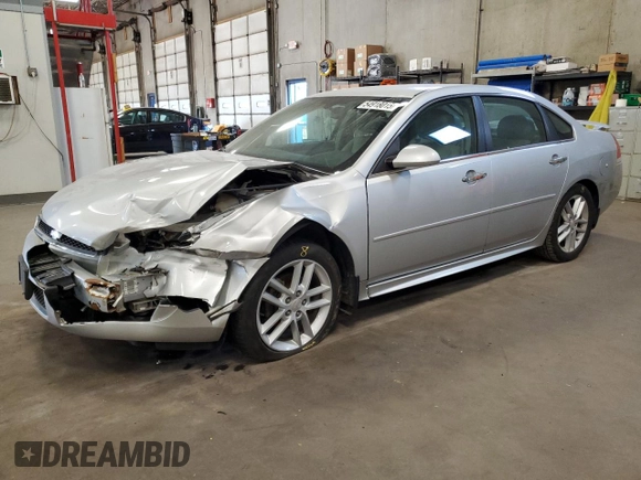 2014 Chevrolet Impala LTZ with VIN 2G1WC5E39E1102144, listed as a Copart auction lot 54918015 with 191,060 mi miles and Non repairable. Bid and sale history available at DreamBid. Image 1.