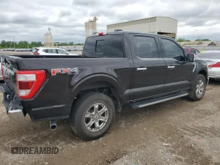 2021 Ford F-150 XL with VIN 1FTFW1E56MFA78191, listed as a Copart auction lot 57582025 with 92,347 mi miles and Salvage title. Bid and sale history available at DreamBid. Image 3.