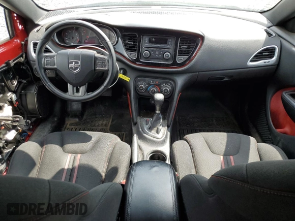 2013 Dodge Dart Rallye with VIN 1C3CDFBAXDD103293, listed as a Copart auction lot 55806865 with 85,846 mi miles and Salvage title. Bid and sale history available at DreamBid. Image 8.