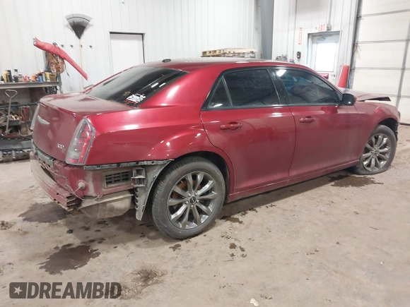 2014 Chrysler 300 with VIN 2C3CCAGG4EH361509, listed as a IAAI auction lot 41334576 with 126,777 mi miles. Bid and sale history available at carsss.com. Image 4.
