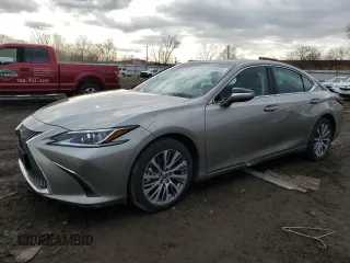 2019 Lexus ES with VIN 58ABZ1B13KU021015, listed as a Copart auction lot 49738615 with 25,636 mi miles and Salvage Title. Bid and sale history available at carsss.com. Image 1.
