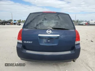 2009 Nissan Quest S with VIN 5N1BV28U09N101256, listed as a Copart auction lot 81488944 with 72,969 mi miles and Clean Title. Bid and sale history available at carsss.com. Image 6.