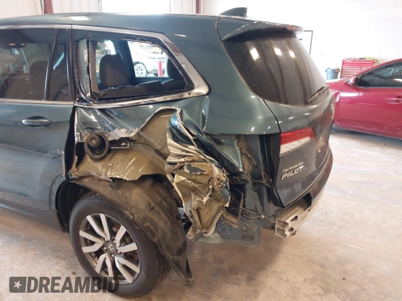 2021 Honda Pilot EX-L z VIN 5FNYF6H54MB082455, wystawiony jako IAAI lot #42343787 z przebiegiem 25 954 mil mil oraz . Historia ofert i sprzedaży dostępna na DreamBid. Obrazek 6.