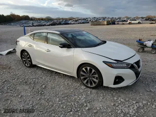 2023 Nissan Maxima Platinum with VIN 1N4AA6FV2PC503776, listed as a Copart auction lot 78817124 with 12,579 mi miles and Salvage Title. Bid and sale history available at carsss.com. Image 4.