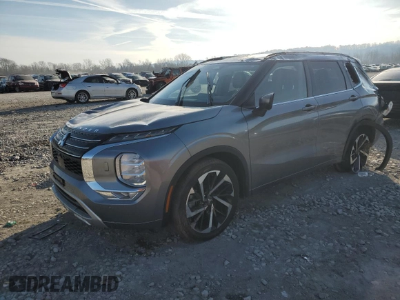 2022 Mitsubishi Outlander SEL z VIN JA4J4VA82NZ060109, wystawiony jako Copart lot #50175355 z przebiegiem 58 925 mil mil oraz Szkoda całkowita • Salvage title. Historia ofert i sprzedaży dostępna na DreamBid. Obrazek 1.