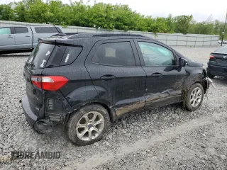2018 Ford EcoSport SE with VIN MAJ3P1TE7JC173333, listed as a Copart auction lot 58166195 with 60,290 mi miles and Salvage title. Bid and sale history available at DreamBid. Image 3.