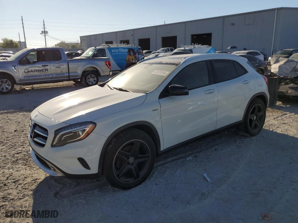 2015 Mercedes-Benz GLA-Class GLA 250 with VIN WDCTG4GB9FJ037519, listed as a Copart auction lot 49870995 with 157,047 mi miles and Salvage Title. Bid and sale history available at carsss.com. Image 1.