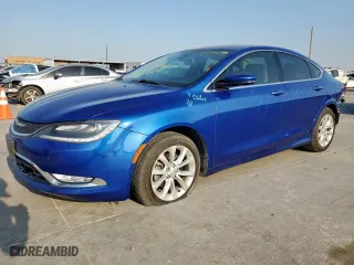 2015 Chrysler 200 C with VIN 1C3CCCCB7FN740079, listed as a Copart auction lot 53384965 with 100,944 mi miles and Salvage Title. Bid and sale history available at carsss.com. Image 1.