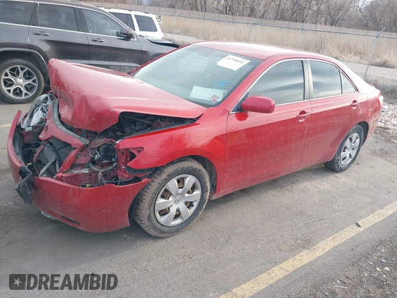 2007 Toyota Camry CE with VIN 4T1BE46K77U150924, listed as a IAAI auction lot 41798592 with 130,696 mi miles. Bid and sale history available at carsss.com. Image 2.