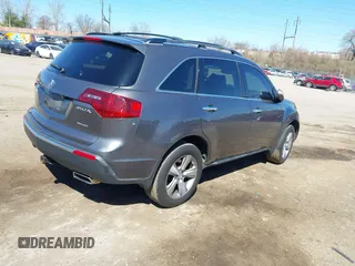 2011 Acura MDX with VIN 2HNYD2H27BH543623, listed as a IAAI auction lot 41833381 with Not Provided miles and . Bid and sale history available at carsss.com. Image 4.