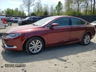 2015 Chrysler 200 Limited z VIN 1C3CCCABXFN582159, wystawiony jako Copart lot #53209775 z przebiegiem 120 183 mil mil oraz Szkoda całkowita • Salvage title. Historia ofert i sprzedaży dostępna na DreamBid. Obrazek 1.