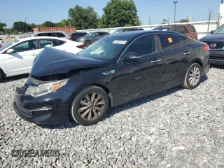 2016 Kia Optima EX z VIN 5XXGU4L35GG065063, wystawiony jako Copart lot #52591225 z przebiegiem 220 953 mil mil oraz Szkoda całkowita • Salvage title. Historia ofert i sprzedaży dostępna na DreamBid. Obrazek 1.
