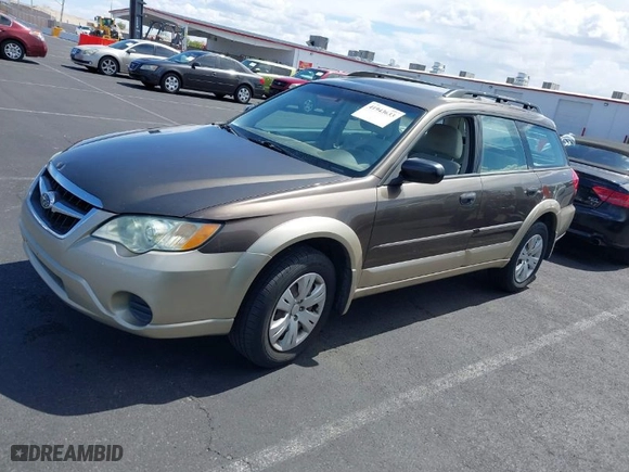 2008 Subaru Outback (Natl) with VIN 4S4BP60C687346991, listed as a IAAI auction lot 41943633 with 148,990 mi miles. Bid and sale history available at carsss.com. Image 2.